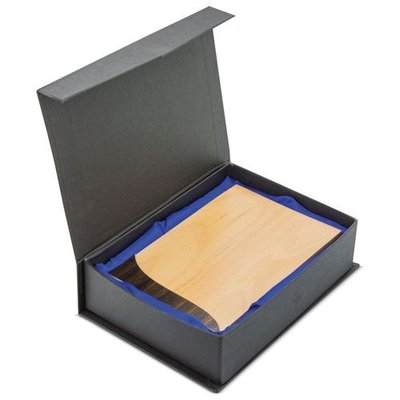 Placa Madera Bicolor con Estuche