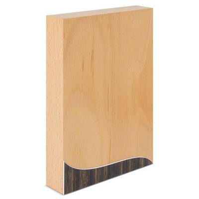 Placa Madera Bicolor con Estuche