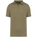 Polo 100% lino hombre Light Olive Green L