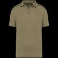 Polo 100% lino hombre Light Olive Green S