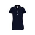 Polo 5 botones mujer Navy / White / Red XXL