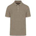 Polo ajustado eco hombre Cream Coffee 3XL