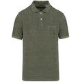 Polo ajustado eco hombre Organic Khaki XS