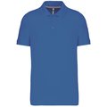 Polo de algodón manga corta para hombre Azul XXL