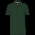 Polo de algodón manga corta para hombre Forest Green S