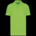 Polo de algodón manga corta para hombre Lime XL