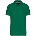 Polo de algodón manga corta para hombre Verde XXL