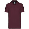 Polo de algodón manga corta para hombre Violeta S