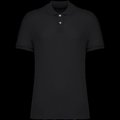 Polo algodón orgánico para hombre Black S