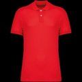 Polo algodón orgánico para hombre Poppy Red S