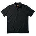 Polo de algodón peinado Black M