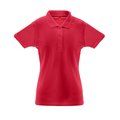 Polo Algodón-Poliéster Mujer Rojo S