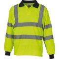 Polo alta visibilidad manga larga Hi Vis Yellow XL