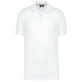 Polo Antibacteriano Hombre uso profesional Blanco 4XL