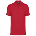 Polo Antibacteriano Hombre uso profesional Rojo 5XL