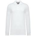 Polo Antibacteriano Hombre White 3XL