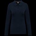 Polo Antibacteriano Mujer Manga Larga Navy XL