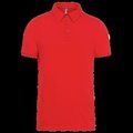 Polo atemporal manga corta hombre Red XXL