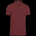 Polo atemporal manga corta hombre Wine M