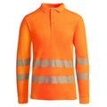 Polo AV Manga Larga Transpirable NARANJA FLUOR 3XL