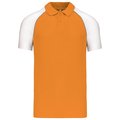 Polo baseball manga corta Naranja XXL