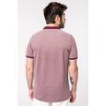 Polo bicolor hombre 100% algodón