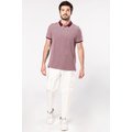 Polo bicolor hombre 100% algodón