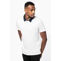 Polo bicolor hombre algodón