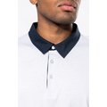 Polo bicolor hombre algodón