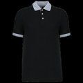 Polo bicolor hombre Black / Oxford Grey 3XL