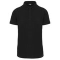 Polo con botones a presión Negro 3XL