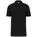 Polo contrastado hombre Black / Yellow XL