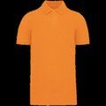 Polo Corte entallado hombre Orange M