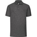 Polo cuidado fácil Dark Heather Grey 3XL