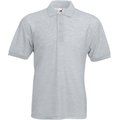 Polo cuidado fácil Heather Grey 5XL