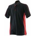 Polo deporte 100% Algodón Black / Red M