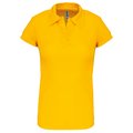 Polo deportivo para mujer Amarillo XS