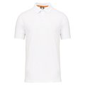 Polo Ecorresponsable Algodón Orgánico Blanco 4XL