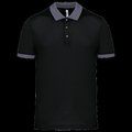 Polo entallado y estilo moderno Black / sporty grey XXL