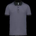 Polo entallado y estilo moderno sporty grey / Black XXL