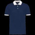 Polo entallado y estilo moderno Sporty Navy / White 3XL