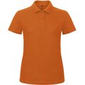 Polo entallado para mujer 100% algodón Naranja XL