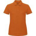 Polo entallado para mujer 100% algodón Orange L