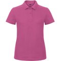 Polo entallado para mujer 100% algodón Rosa S