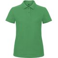 Polo entallado para mujer 100% algodón Verde 3XL