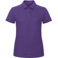 Polo entallado para mujer 100% algodón Violeta L