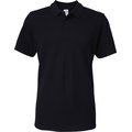 Polo hombre 100% algodón Black 3XL