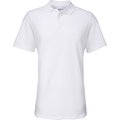 Polo hombre 100% algodón Blanco 3XL