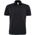 Polo hombre 100% algodón peinado Black XXL