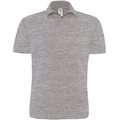 Polo hombre 100% algodón peinado Heather Grey XL